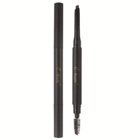 double sided best powder auto eyebrow pencil 0.3g black with brush natural look