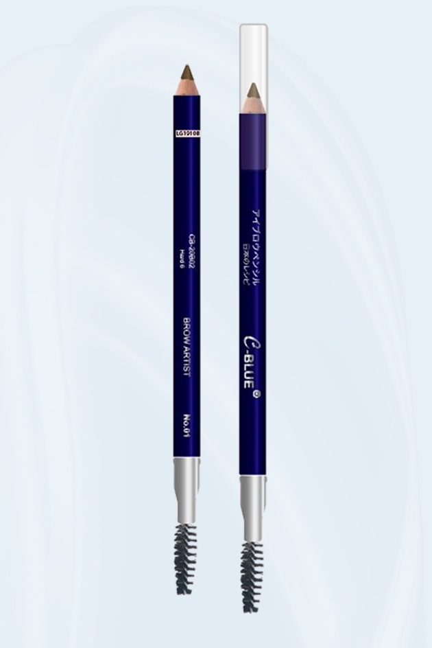 C-blue Wooden Oil Active Eyebrow Pencil