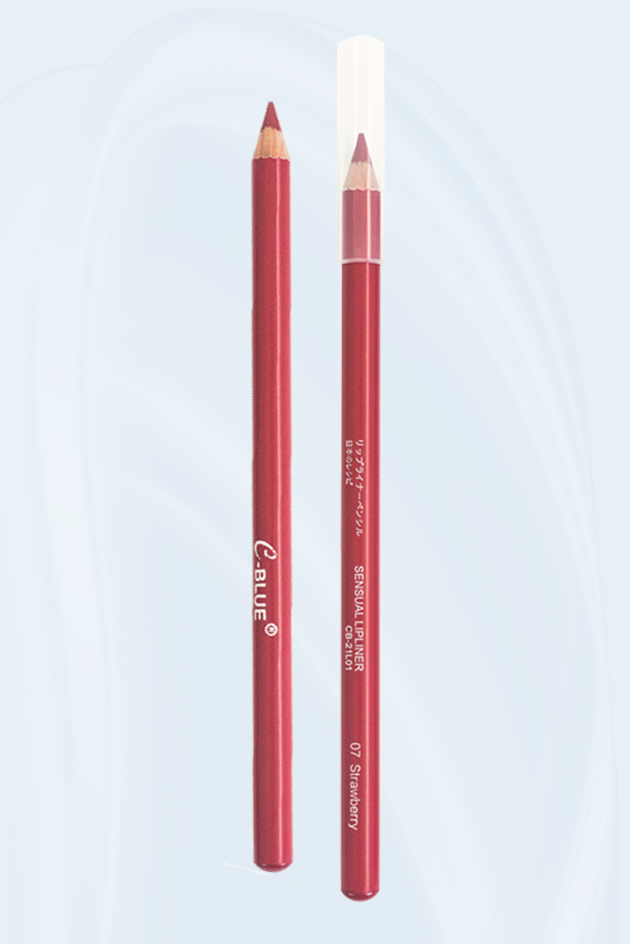 C-blue wooden hard core lipliner