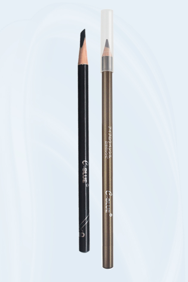 C-blue wooden tattoo studio brow pencil