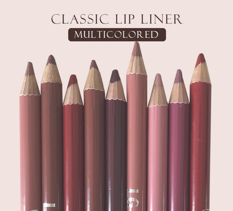 Private Label Lip Liner With Brush Private Label Lip Liner