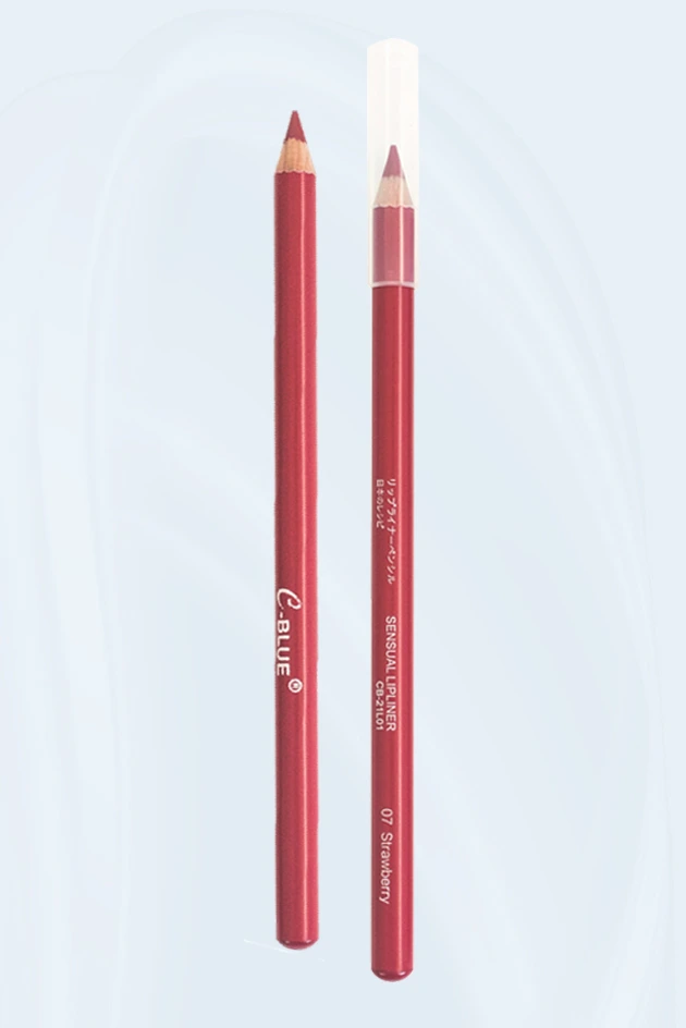 Wooden Semi Permanent Tattoo Lip Liner Pencil